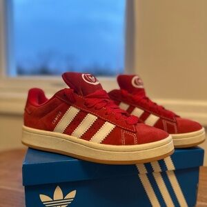 Adidas Red Campus Sneakers